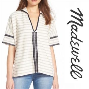 Madewell Elise Oversized Terrycloth Hoodie Tunic